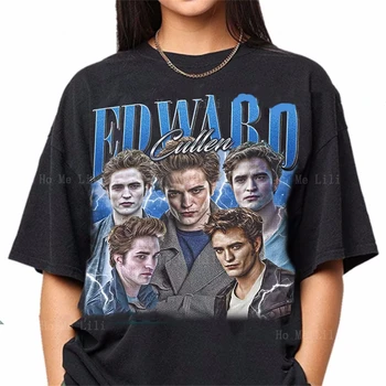 Подарочная винтажная футболка Edward Cullen для женщин и мужчин, нейтральная в гендерном отношении футболка унисекс большого размера