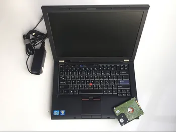 Ноутбук для Thinkpad T410 i5cpu Установлен с Новейшим Диагностическим программным обеспечением 480GB SSD/320GB HDD для MB Star Connect C4/ SD C5