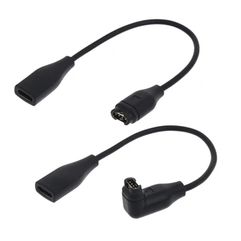 Прямой /Изогнутый Кабель для зарядки смарт-часов, Соединительный кабель USB-C с зарядным кабелем, подходящий для Fenix 7 7S 7X6 6S