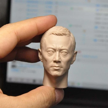 Модель Zhang Hanyu Head Sculpt в масштабе 1/6 для 12-дюймовых фигурных кукол, неокрашенная Модель Head Sculpt № 831