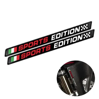3D Наклейки на мотоцикл, Наклейка с Эмблемой Италии, Боковая полоса на баке, Аксессуары для велосипедов и автомобилей PIAGGIO Vespa Aprilia Ducati