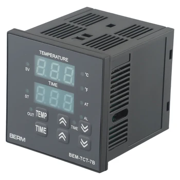 Термопресс-машина с цифровым термостатом BEM-TCT-7B-KV AC 100-240 В Со встроенным цифровым дисплеем Регулятора температуры