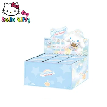 Подлинный Sanrio Cinnamoroll Серии Sweetheart Paradise, слепая коробка, украшение для рабочего стола Kawaii Girl Heart, Таинственная коробка, модель Подарка